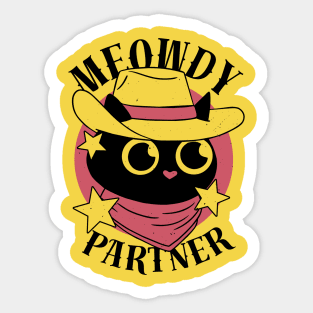 Meowdy Partner Sticker